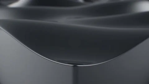 Black abstract Background Smoothly Waves Flowing animation Stock Footage 148342038