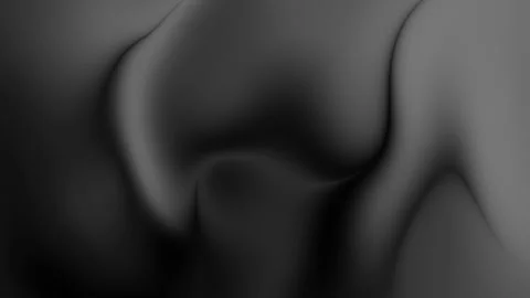 Black abstract background with soft, flowing organic shapes Stock Footage 285199925