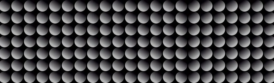 Black abstract background texture with gradient circles - Vector Stock Illustration