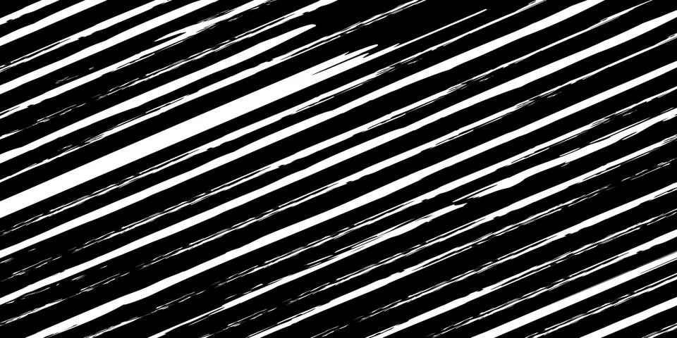 Black abstract background, texture with white grunge diagonal lines. Stock Illustration