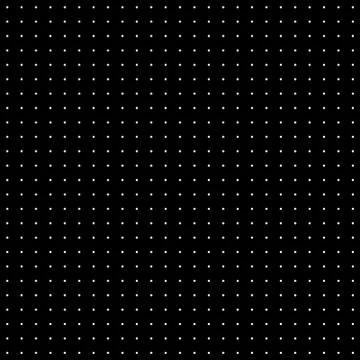 Black Abstract Background with White Circles Seamless Pattern Stock Illustration