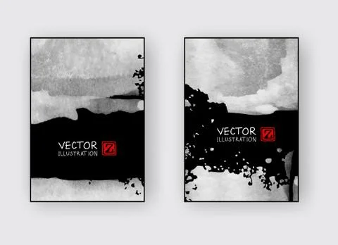 Black abstract design. Abstract vector illustration. eps10 Stock Illustration