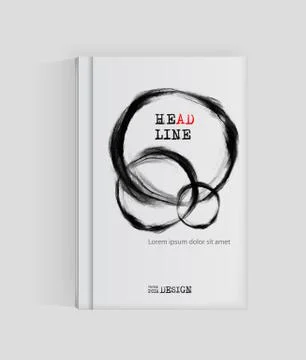 Black abstract design. Stock Illustration