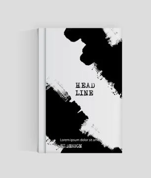 Black abstract design. Stock Illustration