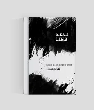 Black abstract design. Stock Illustration