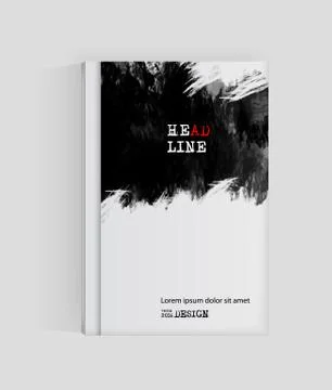 Black abstract design. Stock Illustration