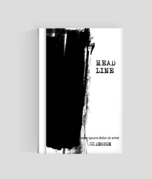 Black abstract design. Stock Illustration