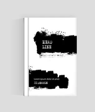 Black abstract design. Stock Illustration