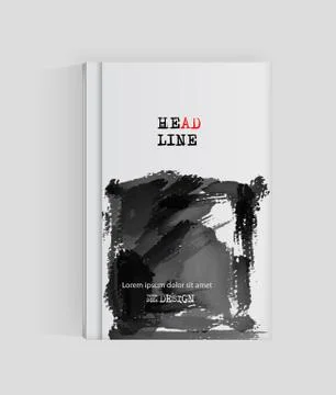 Black abstract design. Stock Illustration