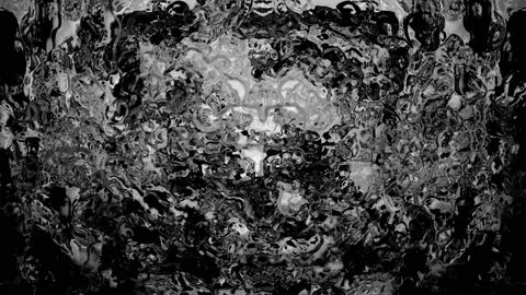 Black abstract glass surface transforms and vibrates Stock Footage 134327061