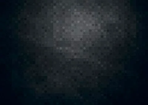 Black abstract gradient background with geometric shapes Stock Illustration