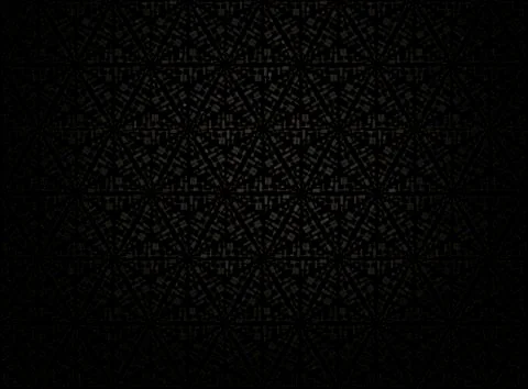 Black abstract gradient background with geometric background Stock Illustration