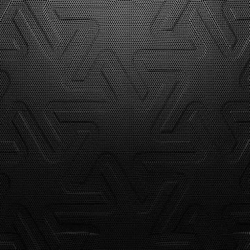 Black Abstract Hexagonal Metal Mesh Background with Embossed Geometric Star S 스톡 일러스트