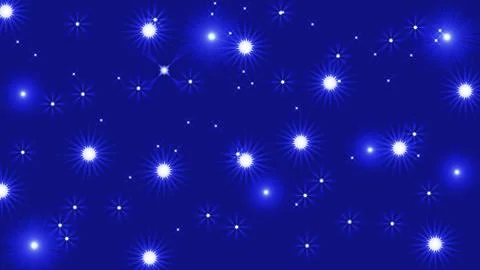 Black abstract light background with glittery colored shiny bokeh stars. Stock Illustration