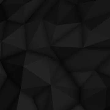 Black Abstract Polygonal Background Stock Illustration
