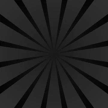 Black abstract ray burst background - gradient vector design Stock Illustration