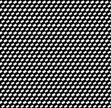 Black abstract slanting rectangles pattern. Seamlessly repeatable. Stock Illustration