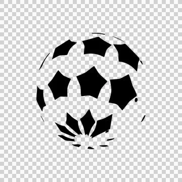 Black abstract star globe element isolated Stock Illustration