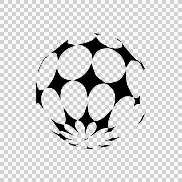 Black abstract star globe element design Stock Illustration