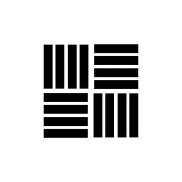 Black abstract symbol Stock Illustration
