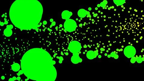 Black abstract texture background with glittery colored shiny bokeh spheres Stock Photos
