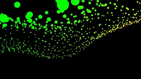 Black abstract texture background with glittery colored shiny bokeh spheres Foto stock