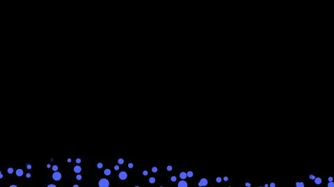 Black abstract texture background with glittery colored shiny bokeh spheres Stock Photos