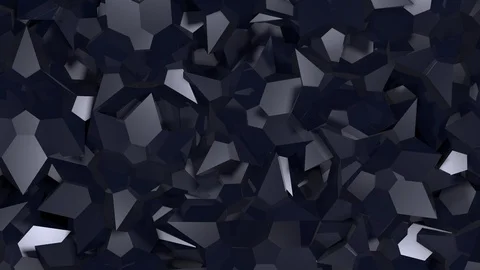 Black, abstract texture with sharp edges moving. Stock Footage 106557135