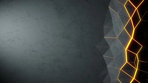 Black abstract triangle background with texture and light Stock Footage 144001279