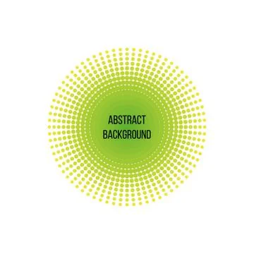 Black abstract vector circle. Vector illustration. Logo. Halftone circles. Stock Illustration