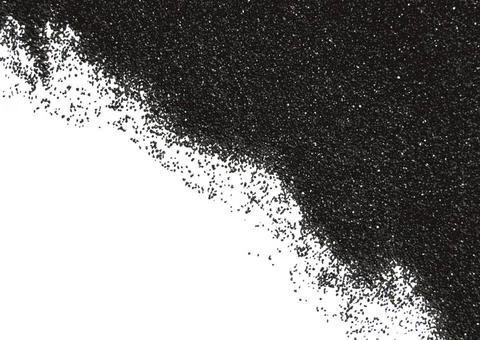 Black abstract vector sand on white background Black abstract sand on whit... Stock Photos