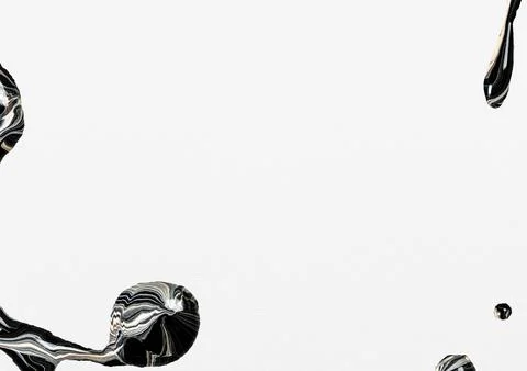 Black acrylic marble background, off-white design Stock Illustration