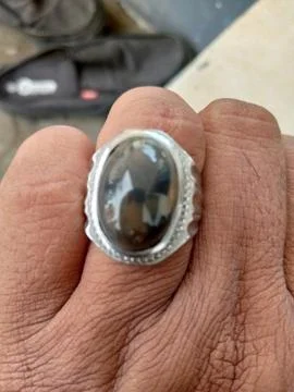 Black agate Stock Photos