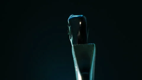 Black Agate (SiO2) dark, grounding gemstone, symbolizes protection and strength Stock Footage 278188469