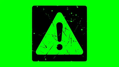 Black alert stamp animation Stock Footage 340987931