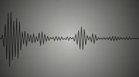 Black analog wave Stock Footage 28656561