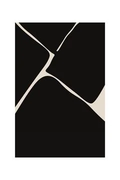Black and Beige Wall Art Background Stock Illustration