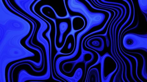 Black and blue animated background. Volumetric, convex, drips, blue paint. .. Stock Footage 259666446