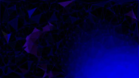 Black and blue background. Abstract business triangle texture. Low poly geo.. Stock Illustration