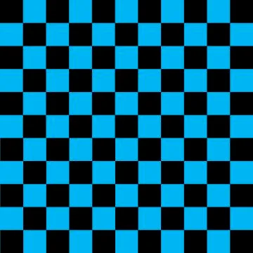 Black and blue checkered background Stock Illustration