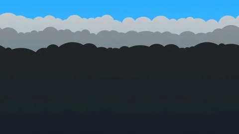 Black and Blue Cloud Background Loop Stock Footage 70674738