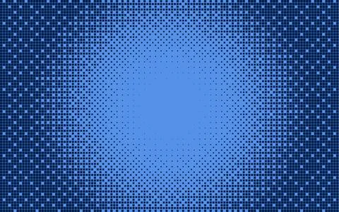 Black and blue radial bitmap texture, abstract round pattern vector background Stock Illustration
