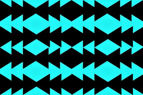 Black And Blue Triangle And Rhombus Design Illustrazione stock