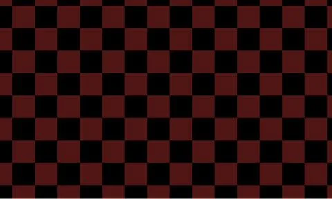Black and brown checkered pattern Stock Illustration