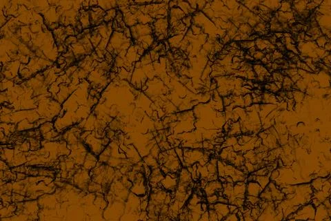 Black and brown cracked texture creating dramatic abstract background Stock Illustration