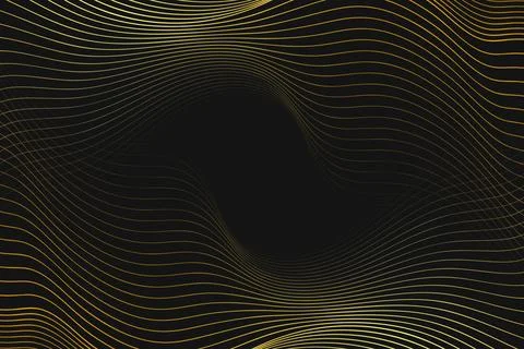 Black and Gold Background Stock Illustration