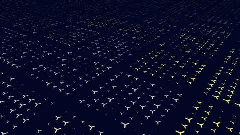 Black and gold pattern on dark background perfect design element for website or Stock Footage 300745055