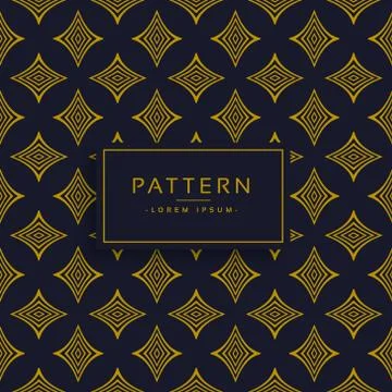 Black and gold premium pattern design background Stock Illustration