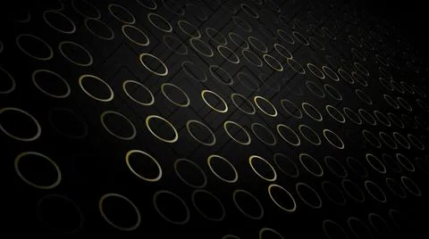 Black and gray background with loopable elements in 4k video. Illustrazione stock