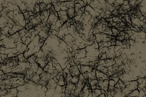 Black and gray cracked texture creating dramatic abstract background Stock Illustration